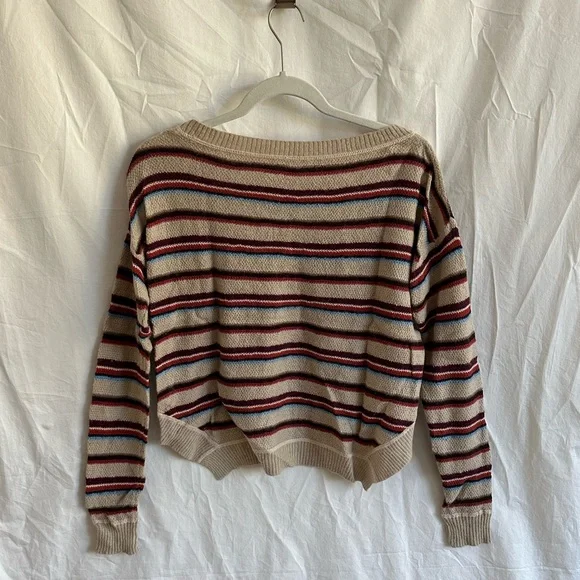 Free People Striped Sweater- Size S - Picture 4 of 4